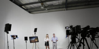 Brightline Illuminates Wxii News Set